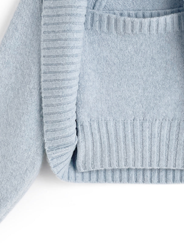 <預訂> JP ILLIT IROHA同款🐰短上衣與露肩針織兩件套裝｜四色入