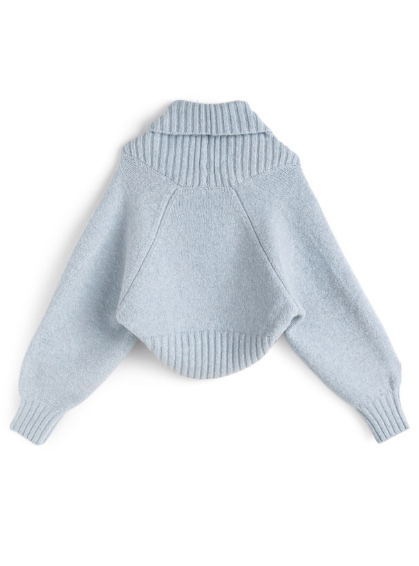 <預訂> JP ILLIT IROHA同款🐰短上衣與露肩針織兩件套裝｜四色入