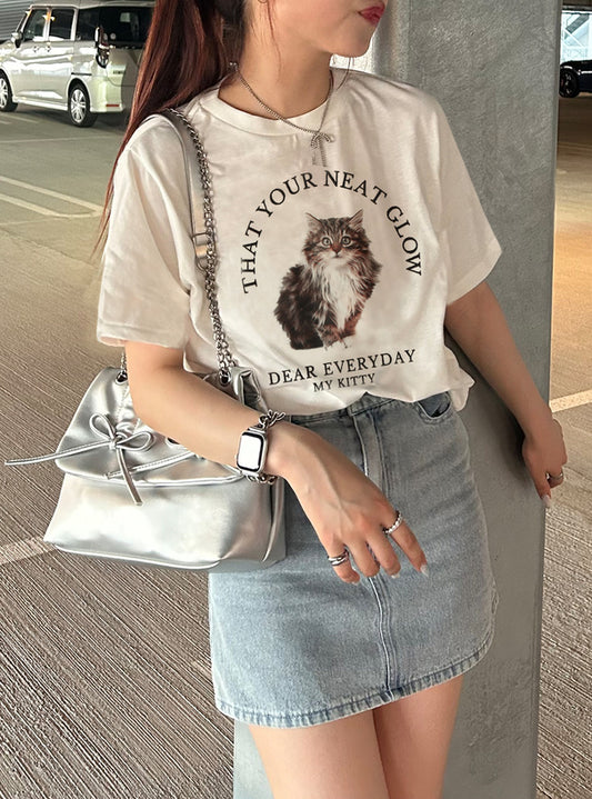 <預訂> JP 貓咪印花Tee