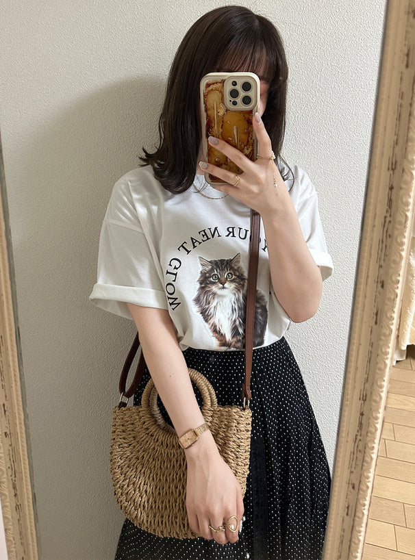<預訂> JP 貓咪印花Tee