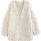 <預訂> JP 羊毛混紡長版毛絨針織開胸外套｜五色入