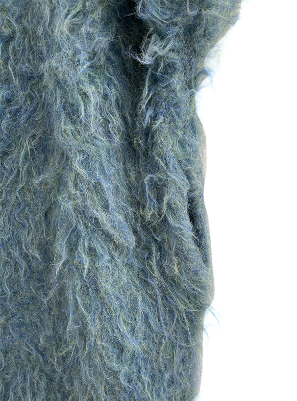 <預訂> JP 羊毛混紡長版毛絨針織開胸外套｜五色入