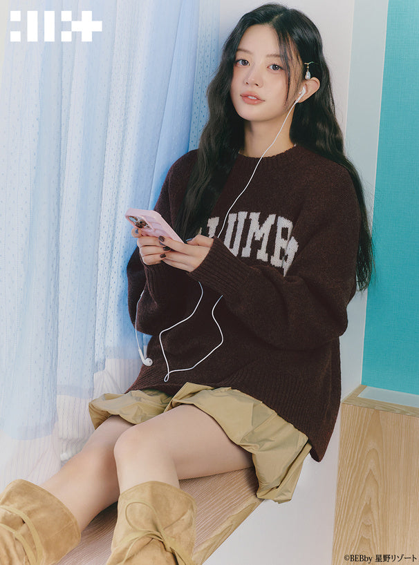 <預訂> JP ILLIT MINJU同款🐰LOGO針織上衣｜四色入