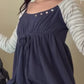 <預訂> 越南小眾品牌🇻🇳 愛心星星花花扣飾露肩橫紋長袖上衣
