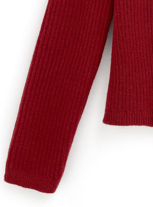 <預訂> 單肩羅紋針織上衣｜五色入