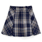 <預訂> JP 花呢格紋半身A字短裙(含打底)
