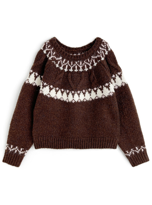 <預訂> 北歐風節日針織上衣｜五色入