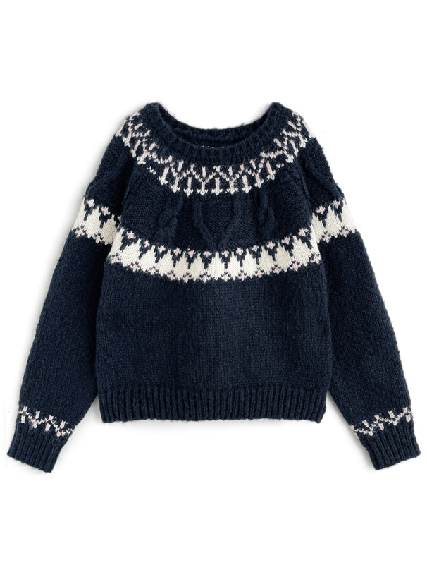 <預訂> 北歐風節日針織上衣｜五色入