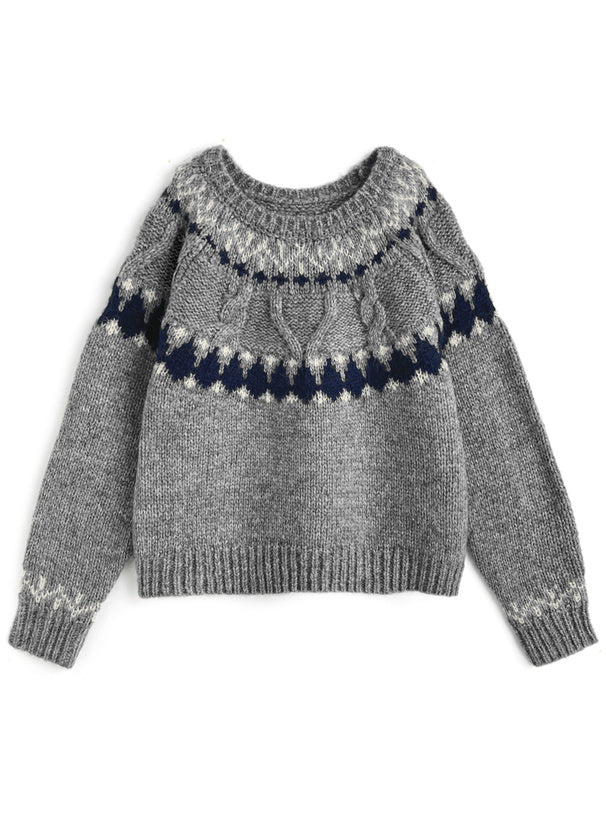 <預訂> 北歐風節日針織上衣｜五色入