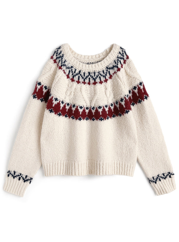 <預訂> 北歐風節日針織上衣｜五色入