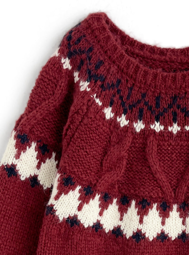 <預訂> 北歐風節日針織上衣｜五色入