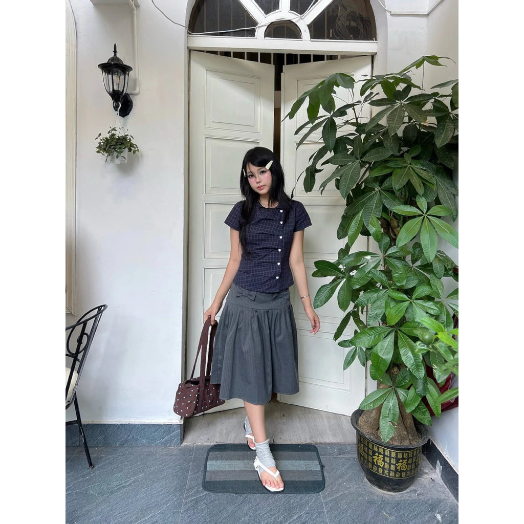 <預訂> 越南小眾品牌🇻🇳 超人氣 條紋潘領和心型鈕扣襯衫