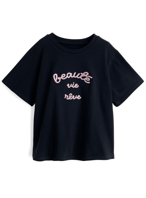 <預訂> JP 復古刺繡logo Tee｜三色入