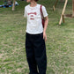 <預訂> JP 復古刺繡logo Tee｜三色入