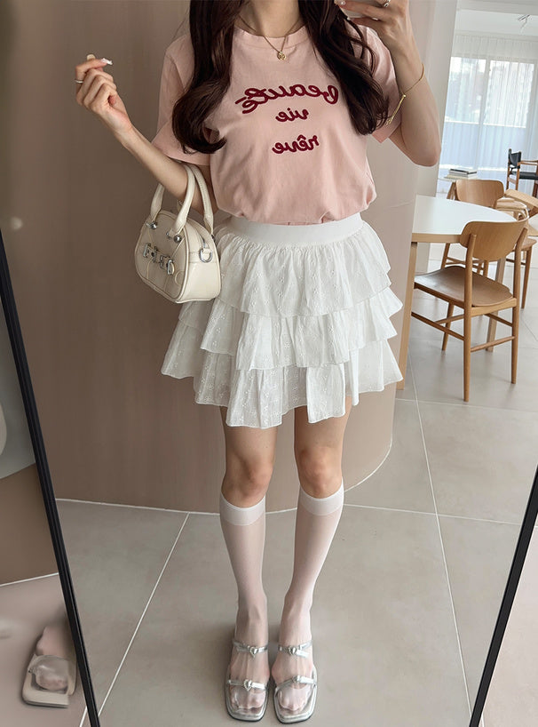 <預訂> JP 復古刺繡logo Tee｜三色入