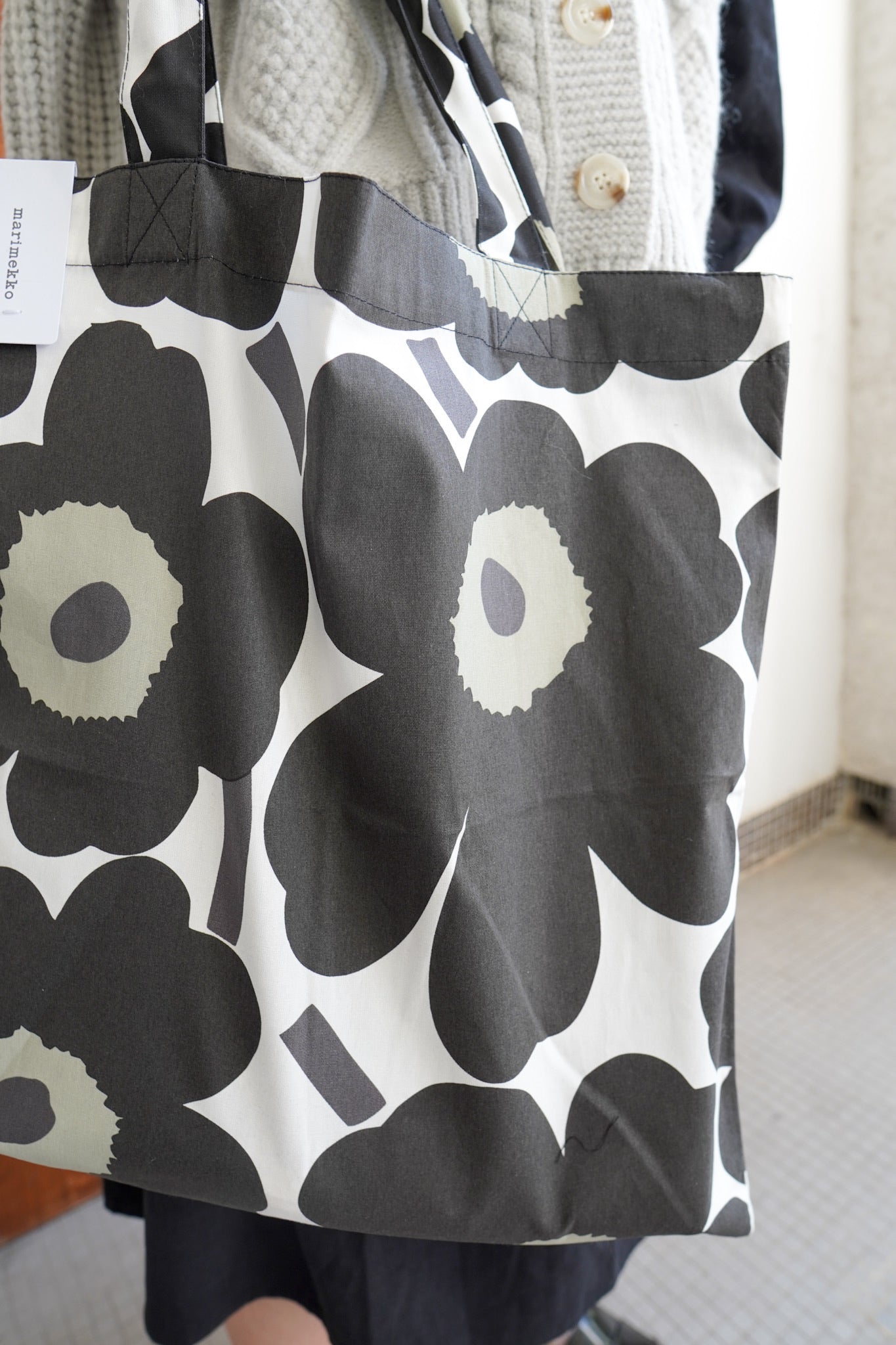 <現貨> Marimekko 黑白色Tote Bag