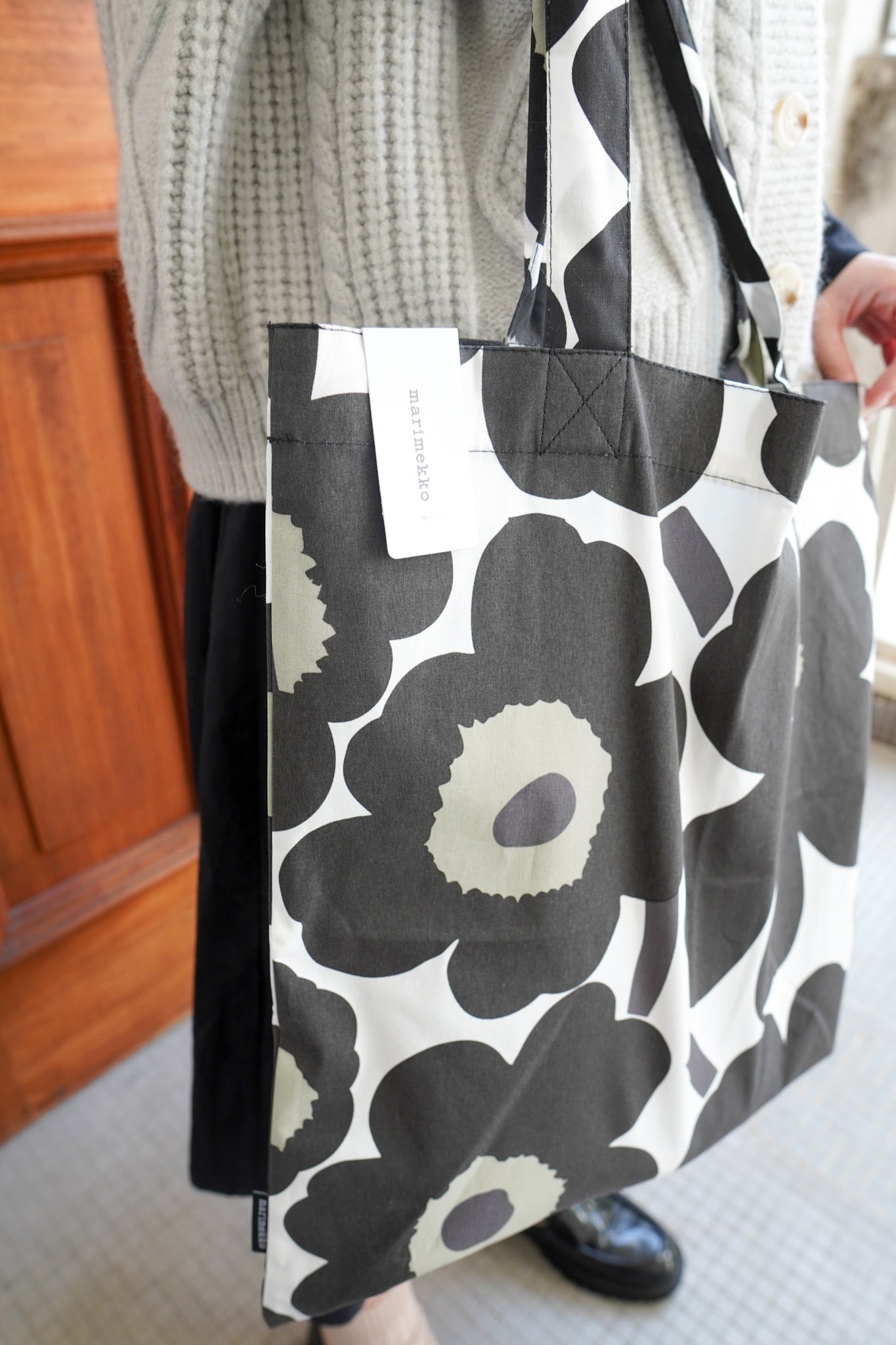 <現貨> Marimekko 黑白色Tote Bag