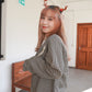 <現貨> comeback♡ 自家製 韓系Onnie感格仔蕾絲長袖上衣