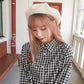 <現貨> comeback♡ 自家製 格仔開胸長袖口袋恤衫上衣外套