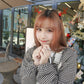 <現貨> comeback♡ 自家製 韓系Onnie感格仔蕾絲長袖上衣