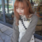 <現貨> comeback♡ 自家製 韓系Onnie感格仔蕾絲長袖上衣