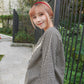 <現貨> comeback♡ 自家製 韓系Onnie感格仔蕾絲長袖上衣