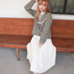 <現貨> comeback♡ 自家製 韓系Onnie感格仔蕾絲長袖上衣