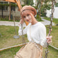 <現貨> comeback♡ 自家製 質量絕對有保證！彈性長袖淨色打底上衣｜兩色入